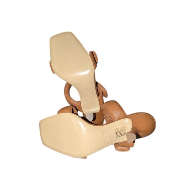 NEW GIA BORGHINI x Pernille Teisbaek Two Strap Padded Adjustable Heels Sandal - Picture 8 of 9